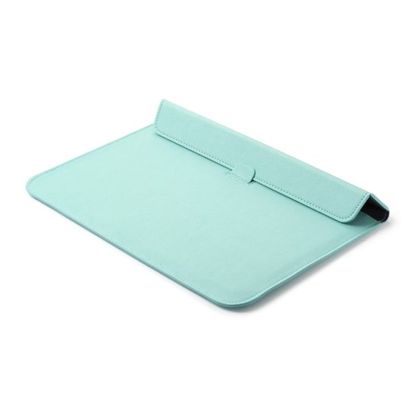 Universal Envelope Style PU Leather Case with Holder for Ultrathin Notebook Tablet PC 13.3 inch, Size: 35x25x1.5cm(Mint Green) Hot on Sale