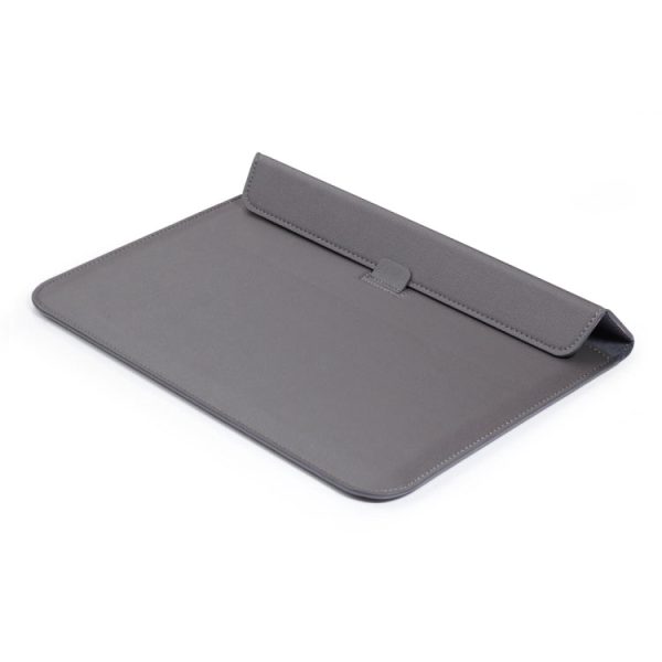 Universal Envelope Style PU Leather Case with Holder for Ultrathin Notebook Tablet PC 11.6 inch, Size: 32.5x21.5x1cm(Grey) Online Sale