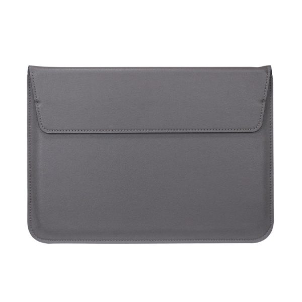 Universal Envelope Style PU Leather Case with Holder for Ultrathin Notebook Tablet PC 11.6 inch, Size: 32.5x21.5x1cm(Grey) Online Sale