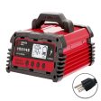 DEMUDA DC100 10A 12V   24V Car Battery Charger Intelligent Pulse Repair Type Lead-acid Battery, Plug Type:JP Plug(Red) on Sale