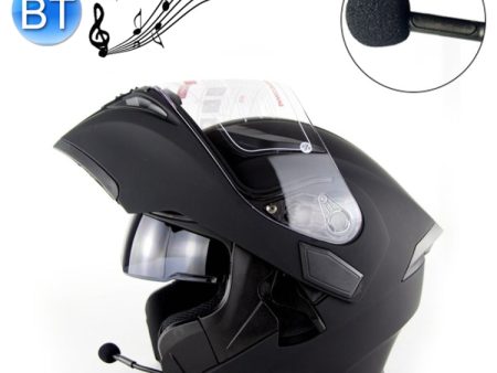 Soman 955 Skyeye Motorcycle Full   Open Face Bluetooth Helmet Headset Full Face, Supports Answer   Hang Up Calls(Matte Black) For Cheap