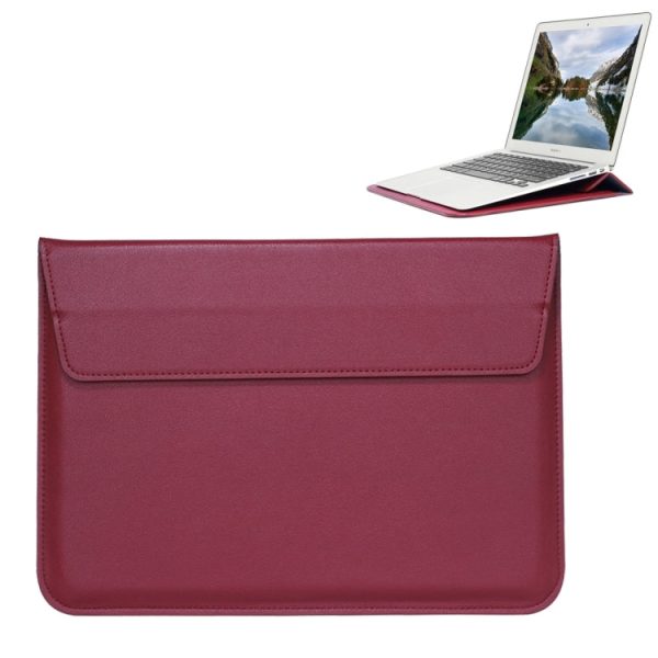 Universal Envelope Style PU Leather Case with Holder for Ultrathin Notebook Tablet PC 15.4 inch, Size: 39x28x1.5cm on Sale