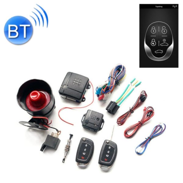 2 Set Car Alarm One-Way Alarm Mobile Phone APP Bluetooth Control Vehicle Cheap