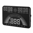 S7 5.8 inch Car GPS HUD   OBD2 Vehicle-mounted Gator Automotive Head Up Display Security System with Dual Display, Support Car Local Real Time & Real Speed & Turn Speed & Water Temperature & Oil Consu ... peed Alarm, Mile Switching, Light Sensor Functions Online