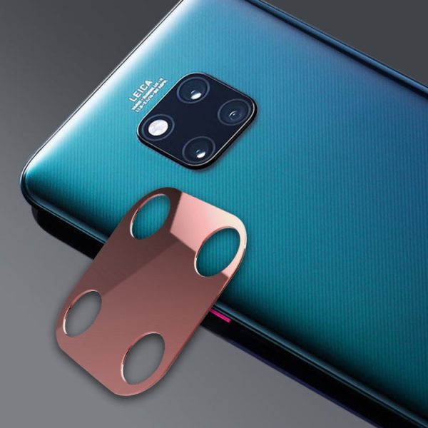 2 PCS 10D Full Coverage Mobile Phone Metal Rear Camera Lens Protection Ring Cover for Huawei Mate 20 Pro(Rose Gold) Cheap