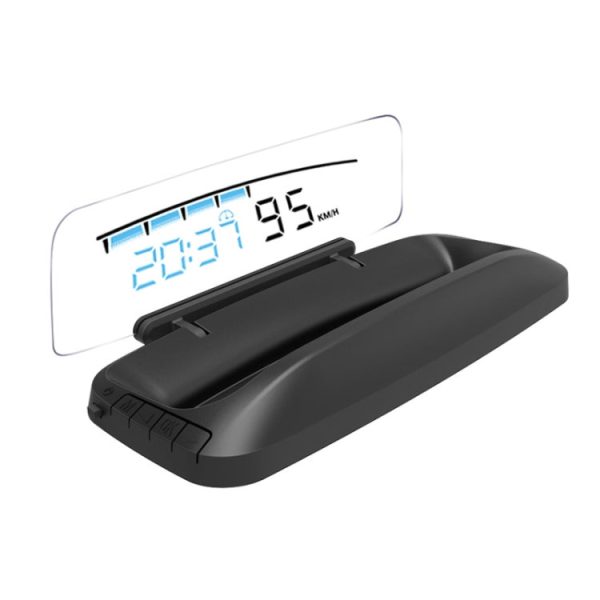 H402 Car 4 inch OBD Mode HUD Head-up Display Support Engine Failure Alarm   Water Temperature Alarm Voltage Alarm Online