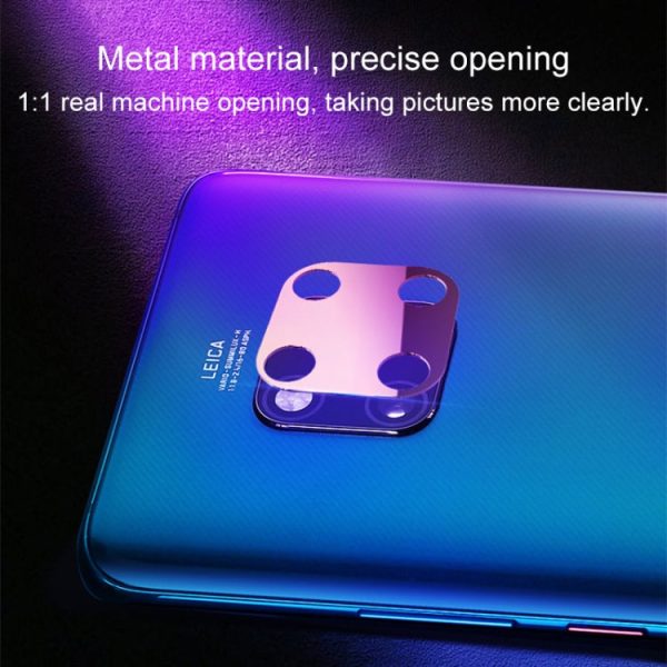 2 PCS 10D Full Coverage Mobile Phone Metal Rear Camera Lens Protection Ring Cover for Huawei Mate 20 Pro(Silver) Online Sale