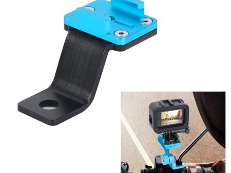 RUIGPRO Motorcycle Handlebar Alloy Phone Bracket for GoPro  Insta360 DJI OSMO Sport Camera(Cyan) Online Sale