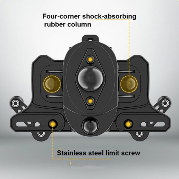 Motorcycle Bracket Crab Navigation Phone Bracket,Style： U-shaped+QC3.0 Dual USB  Charge Online