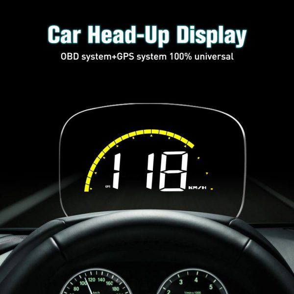 C700S OBD2 + GPS Mode Car HUD Head-up Display Fault Alarm Sale