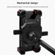 Electric Bicycle Mobile Phone Holder Can Be Rotated 360-degree Mobile Phone Holder Four-way Adjustment Bracket for Motorcycle, Style:Rearview Mirrors(Red) For Cheap