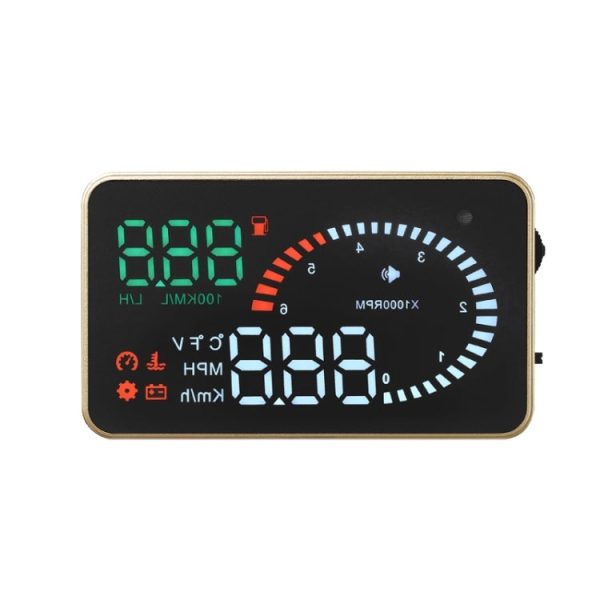 X6 3.5 inch Car OBDII   EUOBD HUD Vehicle-mounted Head Up Display Security System, Support Speed & Water Temperature & Speed Alarm & Fuel Consumption & Battery Voltage, etc. Hot on Sale