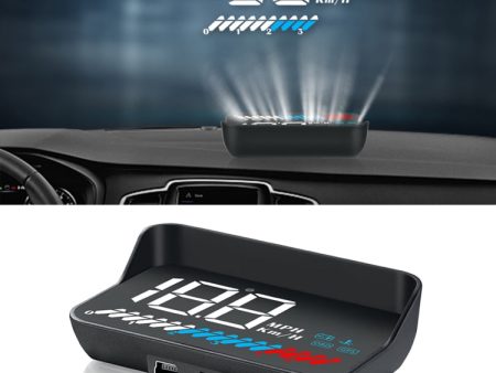 M7 3.5 inch Universal Car OBD2 + GPS HUD Vehicle-mounted Head Up Display Fuel Consumption Hot on Sale