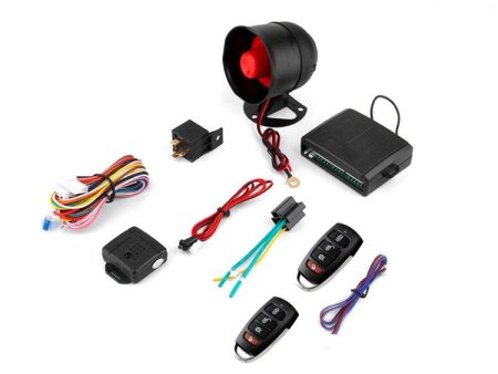 2 Set One-Way Car Anti-Theft Alarm 12V Safety Modification Supplies Online Sale