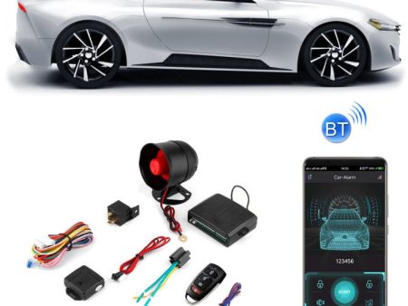 2 Set One-Way Car Anti-Theft Alarm Mobile Phone APP Control Anti-Theft Alarm Online