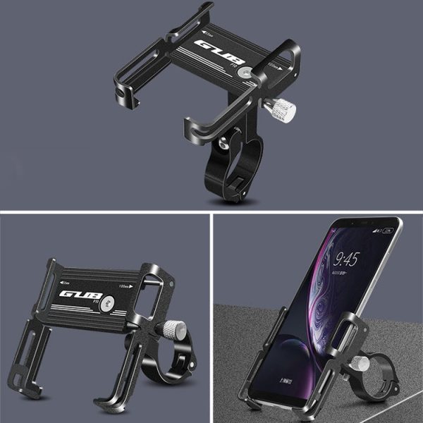 GUB P10 Aluminum Bike Phone Holder(Black) Cheap