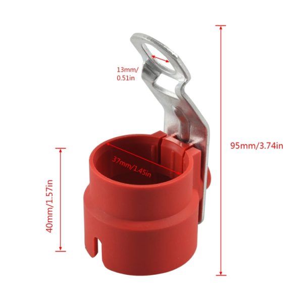 A6950-02 Trailer Plug Holder Connector Retainer(Red) For Cheap