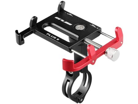 GUB Plus 6 Aluminum Alloy MTB Bike Bicycle Phone Holder(Black Red) Online now