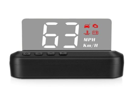 C100 Car HUD Head-up Display OBD2 Fault Code Elimination Overspeed   Fault Alarm For Sale