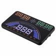 S7 5.8 inch Car GPS HUD   OBD2 Vehicle-mounted Gator Automotive Head Up Display Security System with Dual Display, Support Car Local Real Time & Real Speed & Turn Speed & Water Temperature & Oil Consu ... peed Alarm, Mile Switching, Light Sensor Functions Online