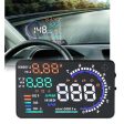 A8 5.5 inch Car OBDII HUD Warning System Vehicle-mounted Head Up Display Projector with LED, Support Fuel Consumption & Over Speed Alarm & Water Temperature & Fault Diagnosis Sale