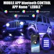 8 in 1 DC12V Car Mobile Phone Bluetooth APP Control  RGB Symphony Chassis Light with 16LEDs SMD-5050 Lamp Beads For Sale